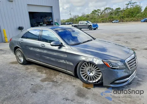 2018 Mercedes-Benz S 560 из США, поврежденный, VIN WDDUG8DB2JA369158